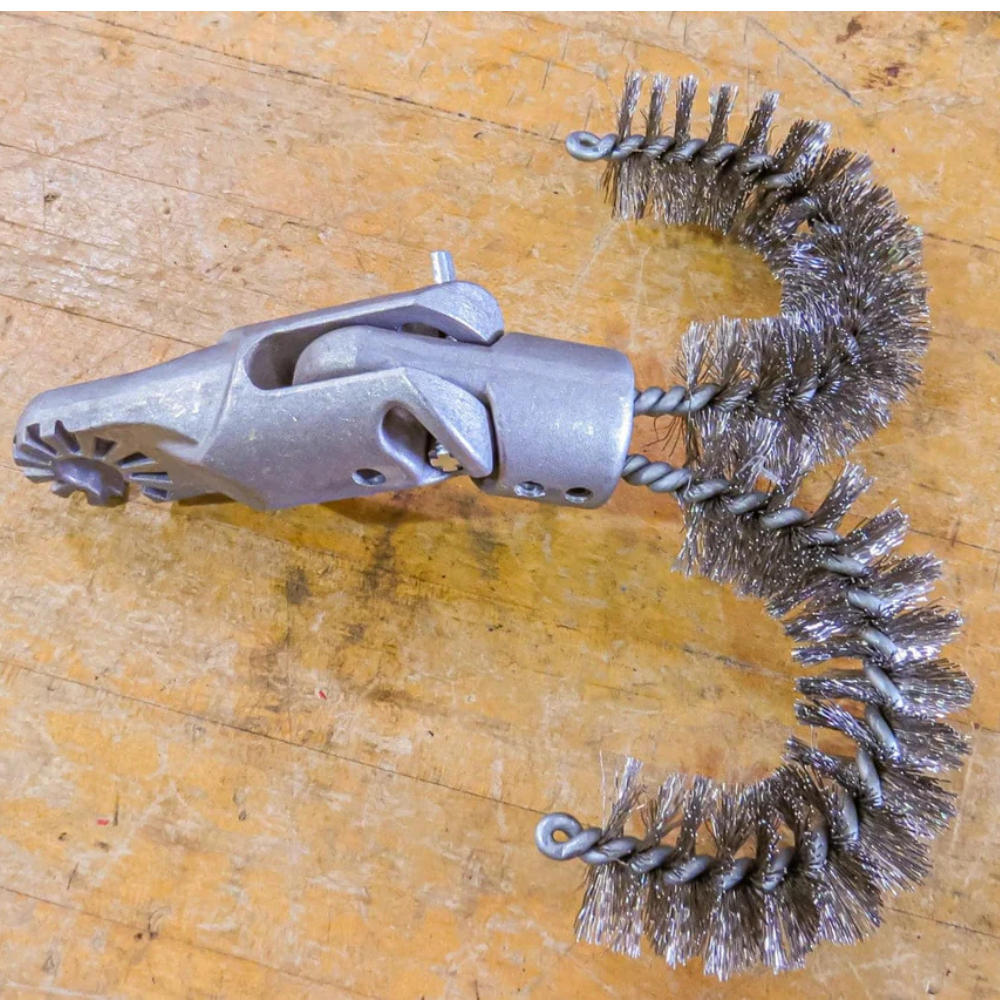 MADI Lineman Tools Swivel J Wire Brush from GME Supply